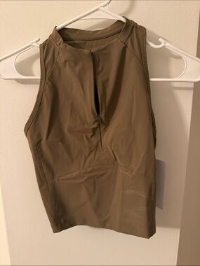 Athleta Olive Green Top